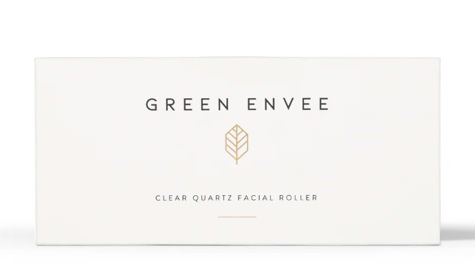 White packaging box with 'Green Envee' branding and product description on a white background