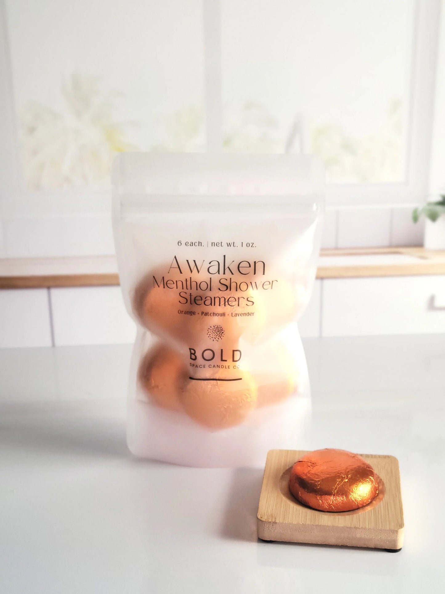 Awaken Shower Steamer - Energizing Orange & Lavender