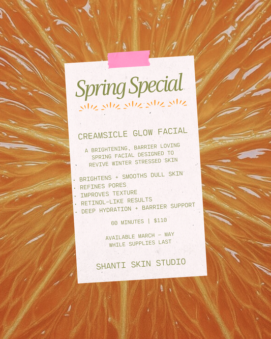 The Creamsicle Glow Facial: A Seasonal Treatment to Revive Winter Skin