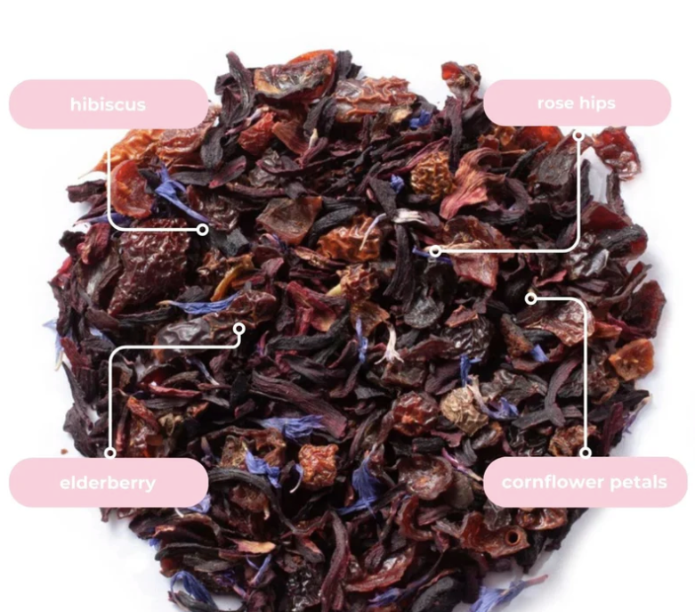 Hibiscus Rose Mini Tea Tube (5 servings)
