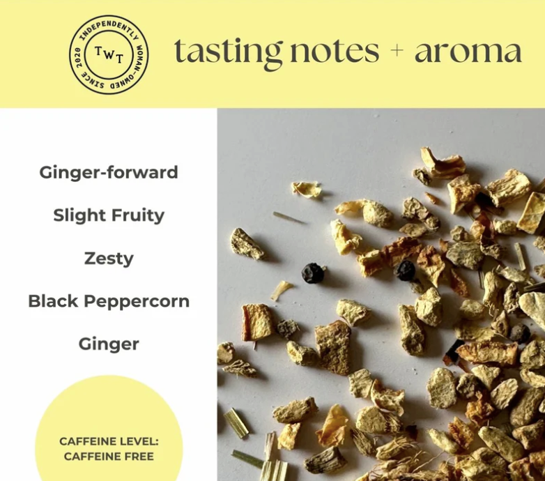 Lemon Ginger Mini Tea Tube (5 bags)