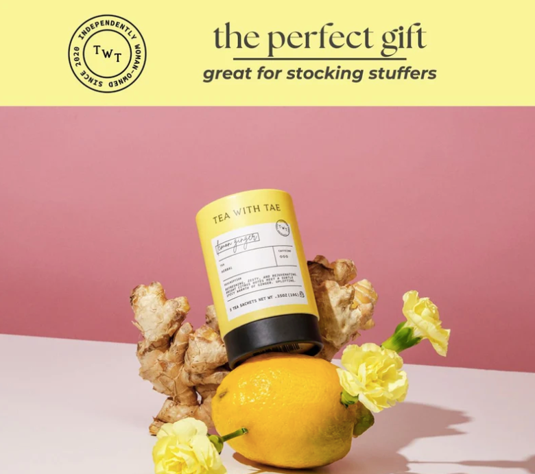 Lemon Ginger Mini Tea Tube (5 bags)