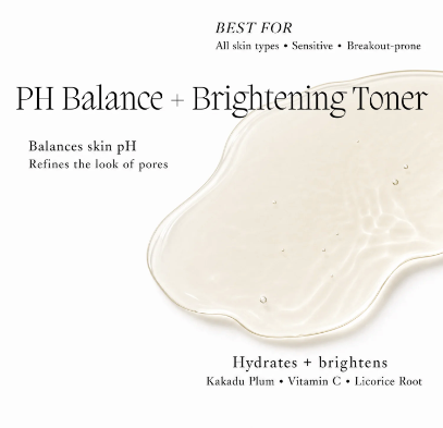pH Balancing + Brightening Toner